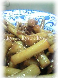 照り照りごぼうWITH豚肉-レシピのメイン写真