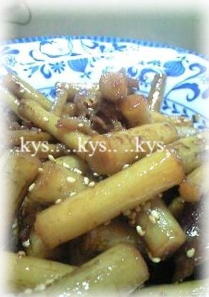 照り照りごぼうWITH豚肉-レシピのメイン写真