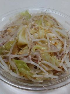 簡単☆豚肉とキャベツともやしの重ね蒸し-レシピのメイン写真