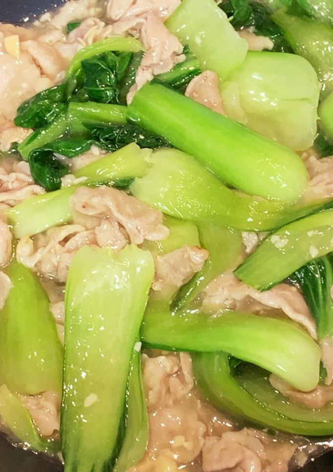 豚肉と青梗菜のにんにく炒め-レシピのメイン写真