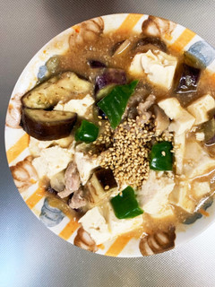 全てレンジ豚こまチリ麻婆豆腐&茄子-レシピのメイン写真