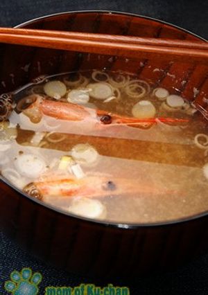 南蛮海老(甘海老)の頭を使ってお味噌汁-レシピのメイン写真