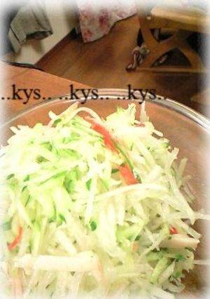 かんたんお手軽♪大根サラダ-レシピのメイン写真