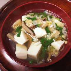 รูปของ 懐かしい母の味　田舎の豆腐汁