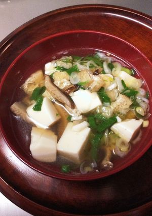 懐かしい母の味 田舎の豆腐汁-レシピのメイン写真
