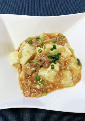 豚肉とエノキタケのあんかけ豆腐-レシピのメイン写真