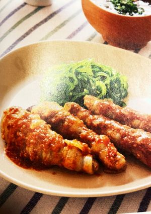 レンジ蒸し〜なす豚バラ巻き-レシピのメイン写真