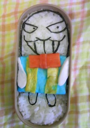 キャラ弁d(ﾟｰﾟ*)ケシカスくん弁当♪-レシピのメイン写真