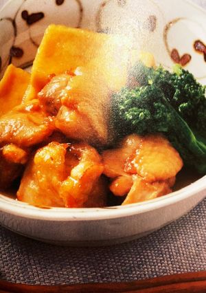 鶏肉＆高野豆腐の揚げ煮-レシピのメイン写真