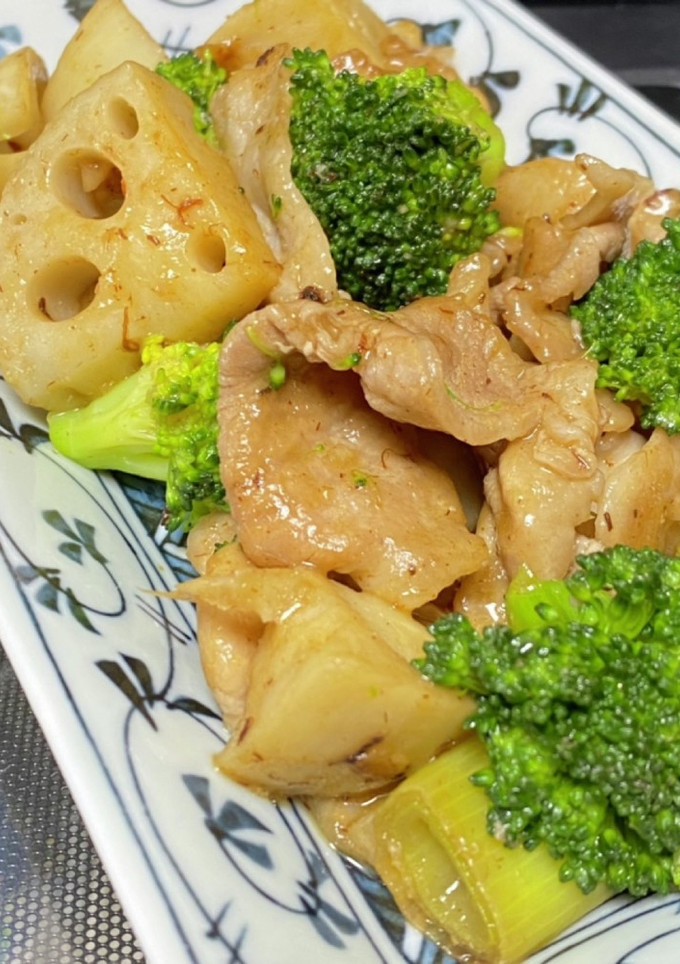 豚肉と蓮根のXＯ醬炒め-レシピのメイン写真