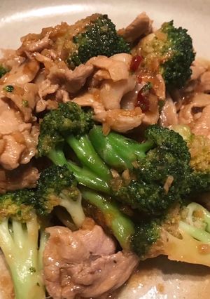 豚コマとブロッコリーの炒めもの香味醤油味-レシピのメイン写真