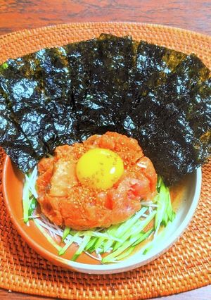 韓国風ネギトロユッケ-レシピのメイン写真