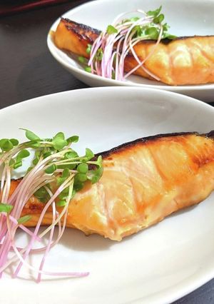 鮭の甘みそ焼き-レシピのメイン写真