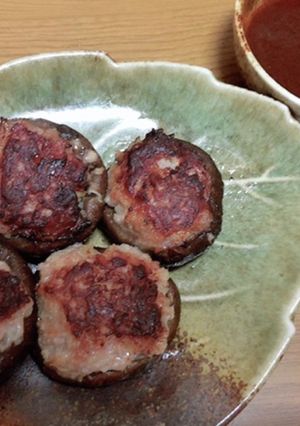 ダイエット椎茸肉詰め-レシピのメイン写真