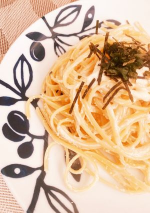 バター不要の黄金比率クリームたらこパスタ-レシピのメイン写真