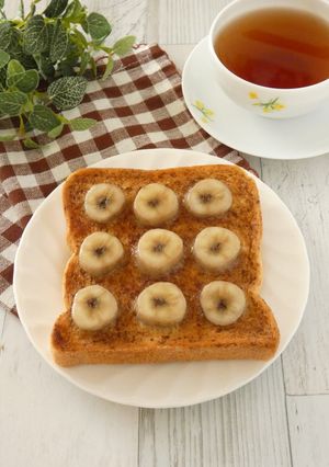 バナナと珈琲バターの冷凍作りおきトースト-レシピのメイン写真
