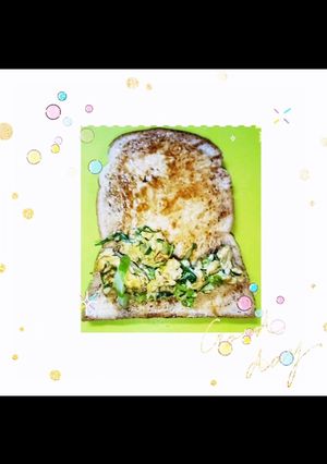 春キャベツと卵のスクランブルエッグサンド-レシピのメイン写真