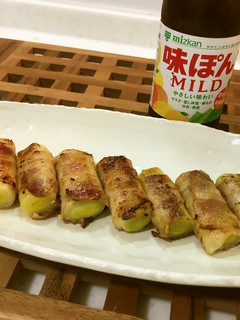 材料3つ!リーキの肉巻き-レシピのメイン写真