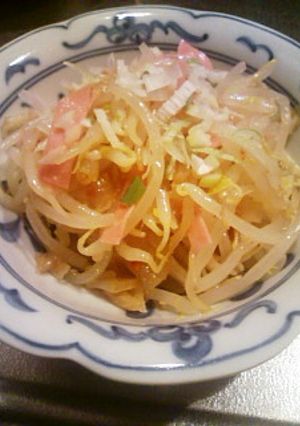 シャッキシャキ中華くらげモヤシ-レシピのメイン写真