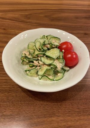 簡単おつまみ　ツナきゅうり-レシピのメイン写真