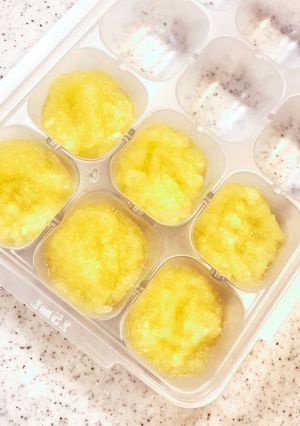 #りんご　離乳食　初期　レンジDE簡単-レシピのメイン写真