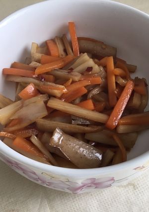 蓮根と人参のきんぴら-レシピのメイン写真