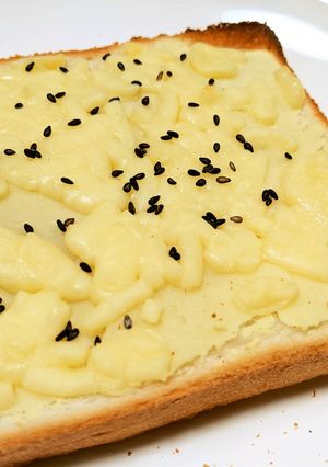 甘さ控えめ！チーズさつまいもトースト-レシピのメイン写真