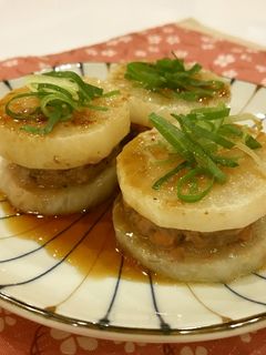 「ふるさと」ダイコンのはさみ焼き-レシピのメイン写真