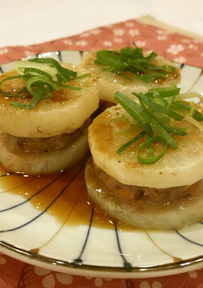 「ふるさと」ダイコンのはさみ焼き-レシピのメイン写真