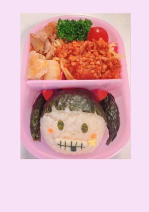 歯が抜けたよ☆キャラ弁-レシピのメイン写真