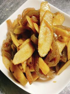 ごぼうとこんにゃくの甘辛生姜炒め-レシピのメイン写真