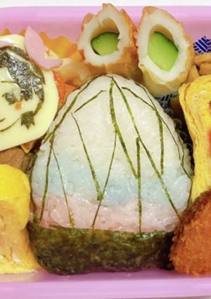 鬼滅の刃☆胡蝶しのぶ☆おにぎり-レシピのメイン写真