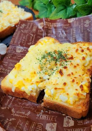 冷凍作りおき♪卵サラダトースト♪-レシピのメイン写真