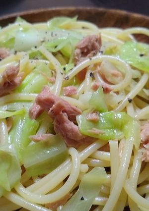 我が家の♪お手軽！キャベツとツナのパスタ-レシピのメイン写真