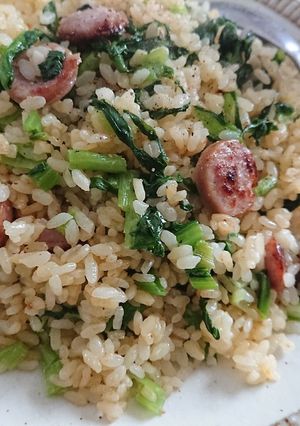 めっちゃパラパラ♡小松菜チャーハン-レシピのメイン写真