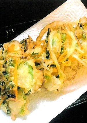 阿多田ちりめん骨骨かき揚げ-レシピのメイン写真
