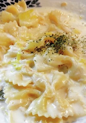 塩麹漬物で！クリームワンパンパスタ-レシピのメイン写真