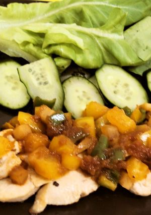 鶏肉の野菜ソースかけ-レシピのメイン写真