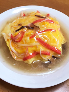 市販のふかひれスープの素で簡単天津飯-レシピのメイン写真