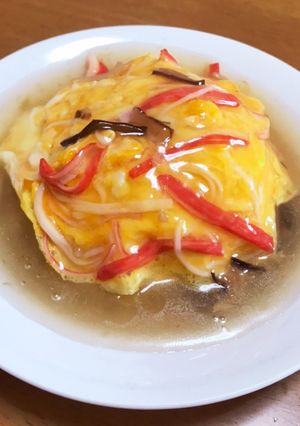 市販のふかひれスープの素で簡単天津飯-レシピのメイン写真