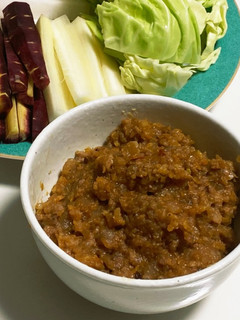 香味野菜たっぷり肉味噌ディップ☆-レシピのメイン写真