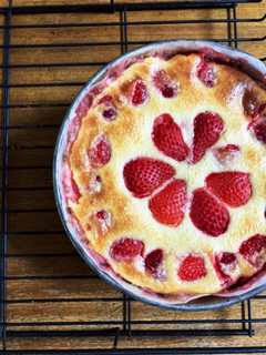 苺のベイクドチーズケーキ-レシピのメイン写真