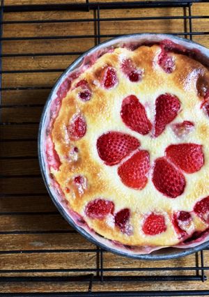 苺のベイクドチーズケーキ-レシピのメイン写真