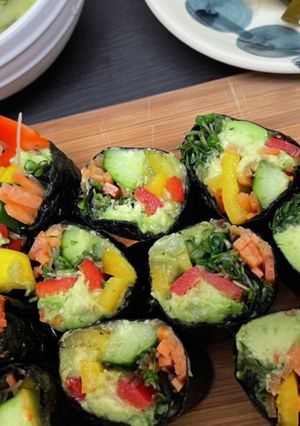 ヘルシーな節分!野菜海苔巻き!-レシピのメイン写真
