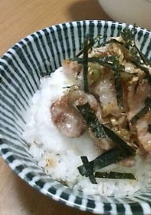 豚さんのっけごはん-レシピのメイン写真