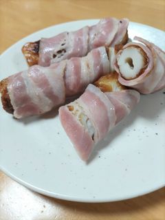 竹輪ベーコントルネード巻き-レシピのメイン写真