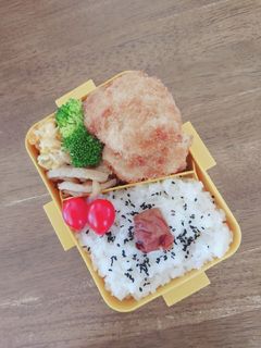 ひれかつ弁当♪-レシピのメイン写真