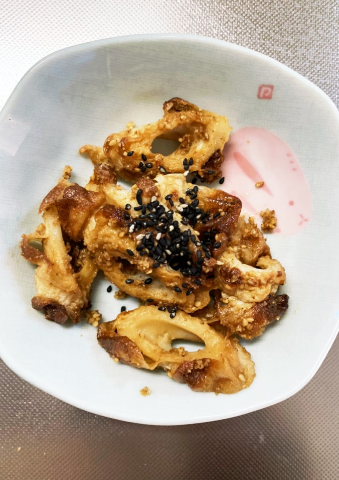 全てレンジチクワ1本簡単ごま和え-レシピのメイン写真