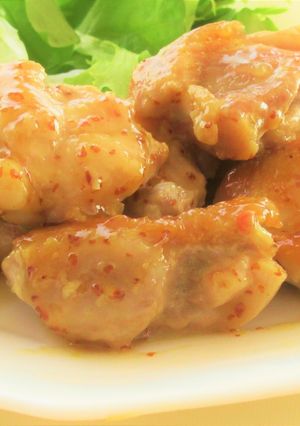 鶏肉のソテー　マスタードビネガーソース-レシピのメイン写真