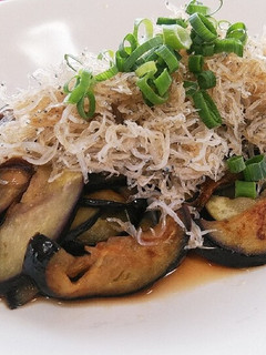ごま油が合う!なすとしらすのポン酢かけ-レシピのメイン写真